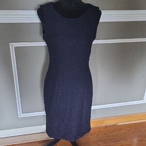 Liz Claiborne Navy Sleeveless Mini Dress